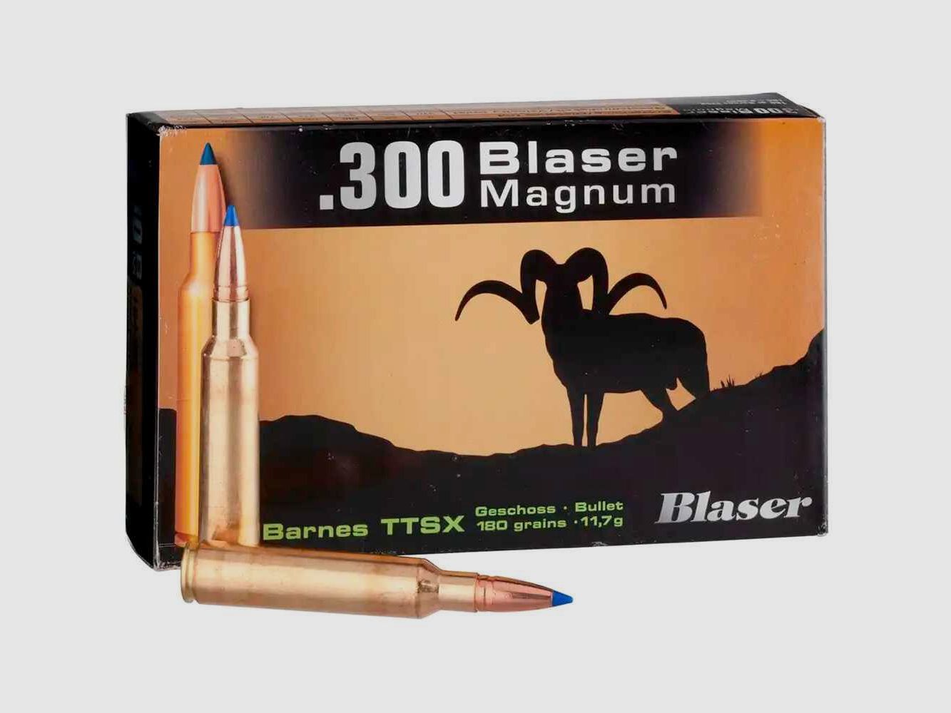 .300 Blaser Mag. bleifrei Blaser 180 gr. 11.7 g Barnes TTSX bleifrei VE20