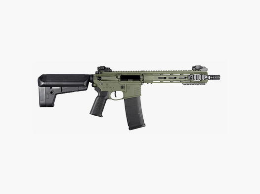 M4 AR15 M-LOK 10 pouces CHARLIE Olive S-AEG Fusil Airsoft Libre à partir de 18 ans | Delta Armory