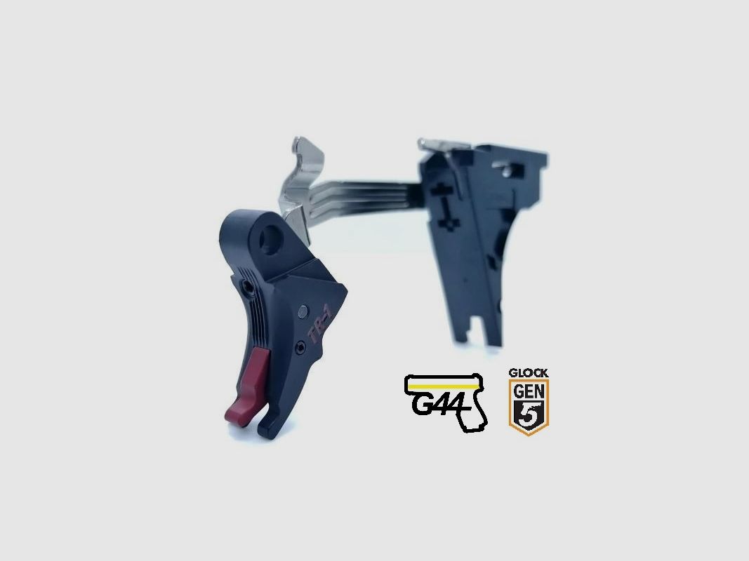 Abzug TR-1 Krokodil GLOCK 44 Kit Ergal Rot, Bild 2 von 2