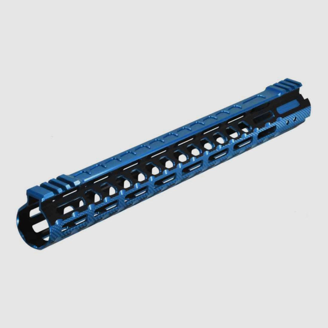 UTG PRO AR15 ALTRA SLIM FREE FLOATING HANDGUARD M-LOK 15” BLUE BLACK DUOTONE