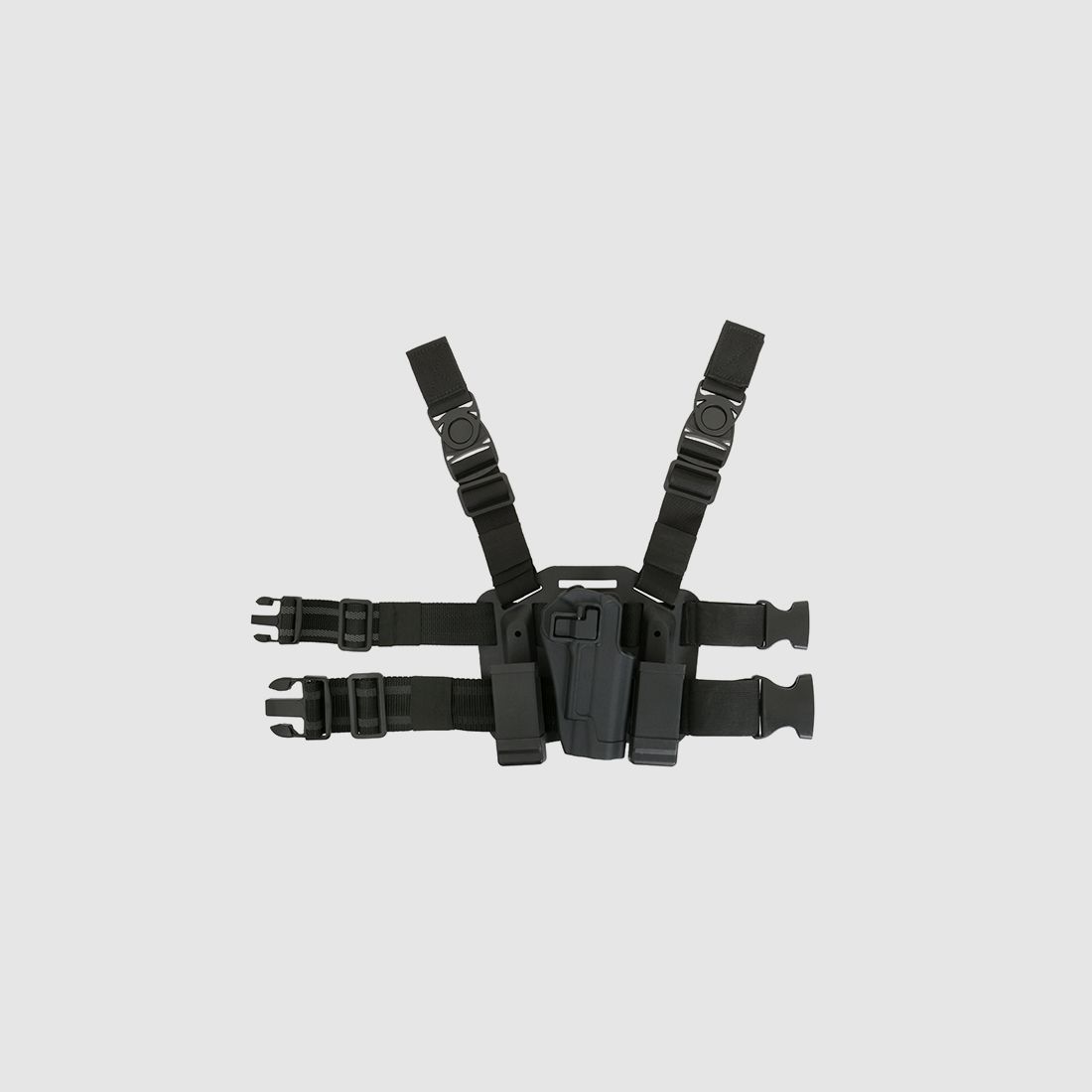 Holster w/Drop Leg Platform for 1911 Series - Black [CS]