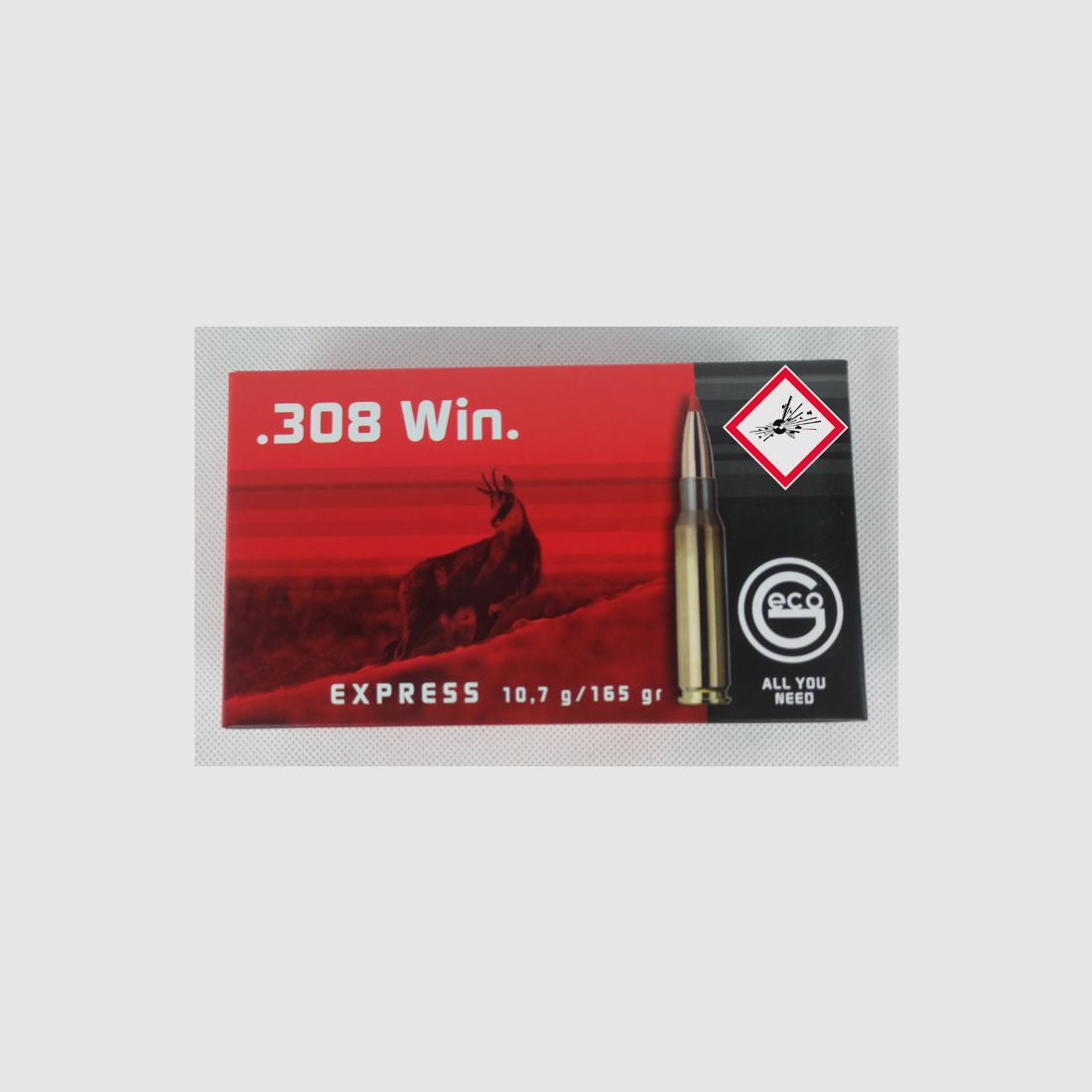 Geco Express Jagdpatrone Kal. .308 Win TM 165gr