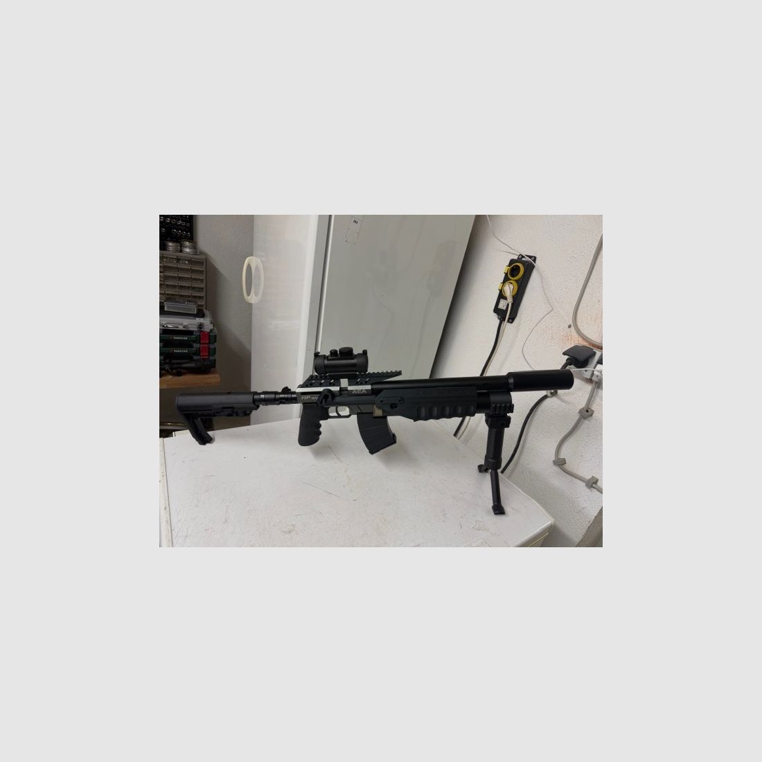 AEA Airgun HP Max MK I in AK 47 Optik Cal. 3,57. 9mm come nuovo