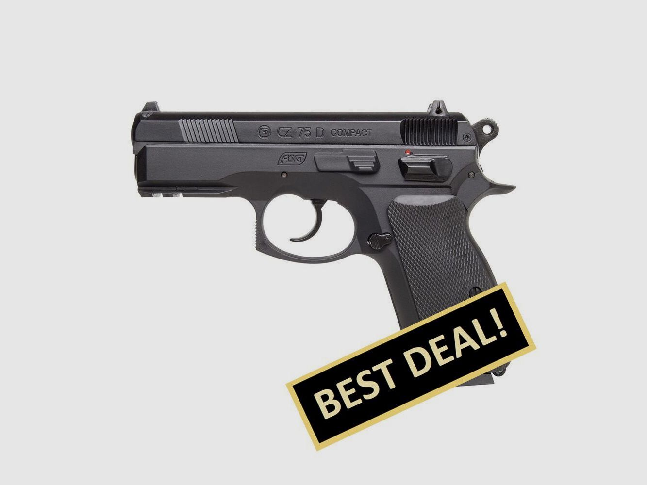 CZ 75D Compact Schwarz 4,5mm BB Druckluft Co2 Non BlowBack, Bild 1 von 8