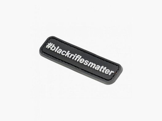 LA PATCHERIA PATCH "BLACK RFILE MATTER" 7X2 CM