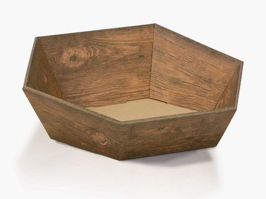 Gabriel packaging gift basket hexagonal vintage