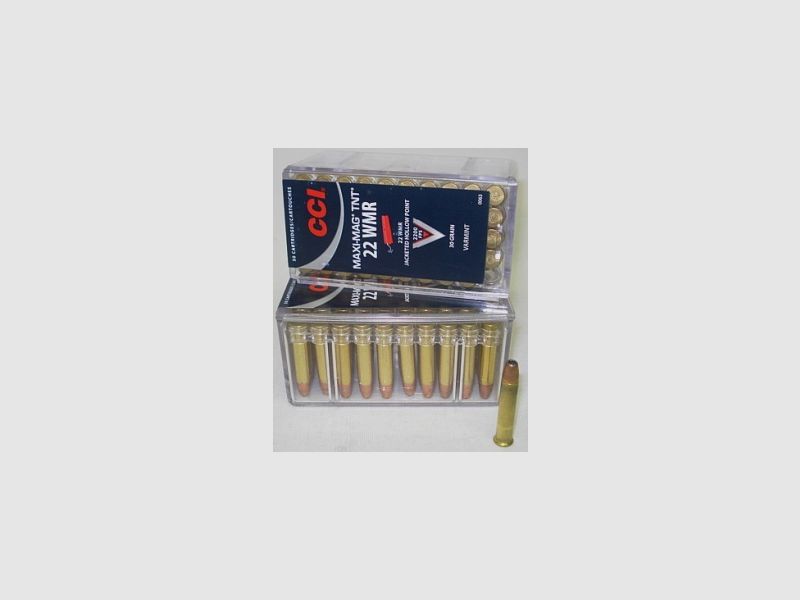 CCI .22WMR TNT JHP - 1.95g/30gr (a50) #0063