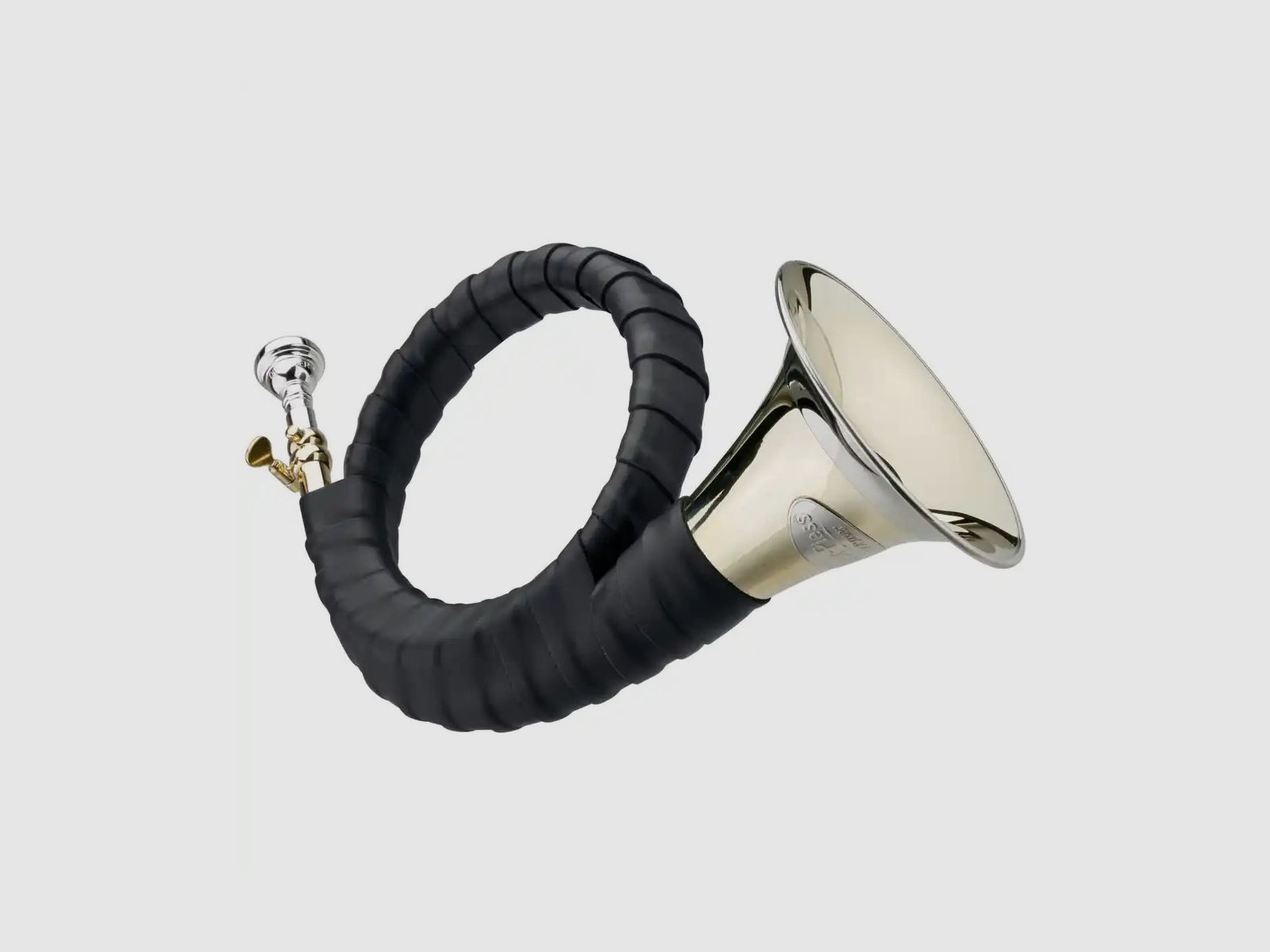 DOTZAUER Fürst-Pless-Horn mit Kunstlederumwicklung & Stimmzug