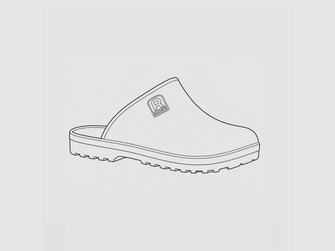 Sabot Rouchette Soft kaki in EVA con suola TPR, immagine 4 di 8