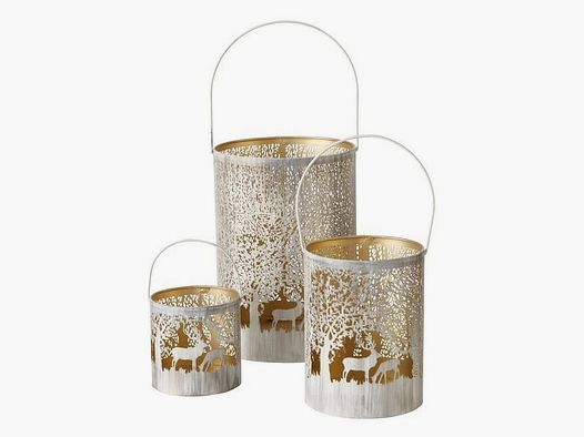LivingActive Nileo Windlicht 3 tlg. Set