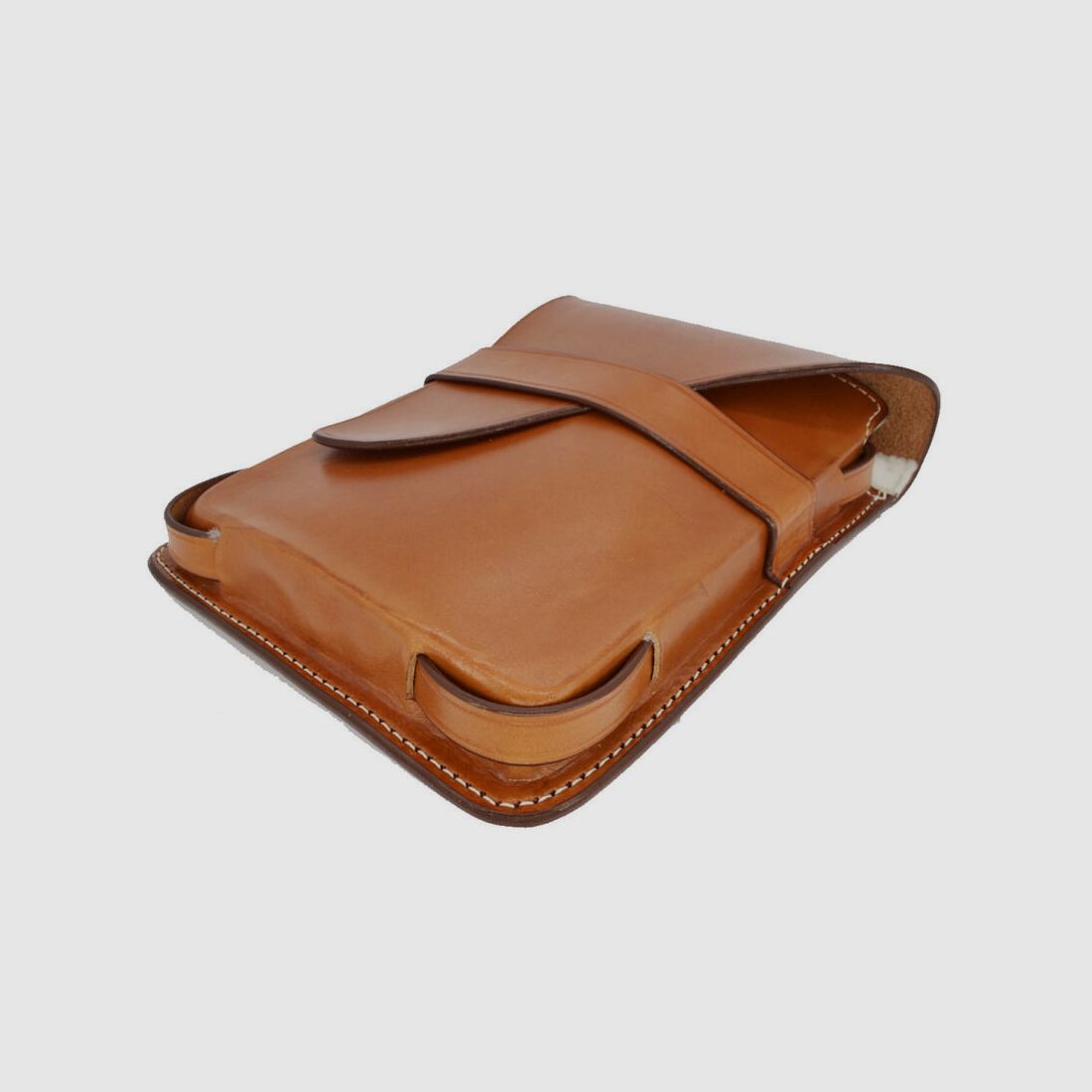 Triple K Tablettasche m/Trageriemen braun