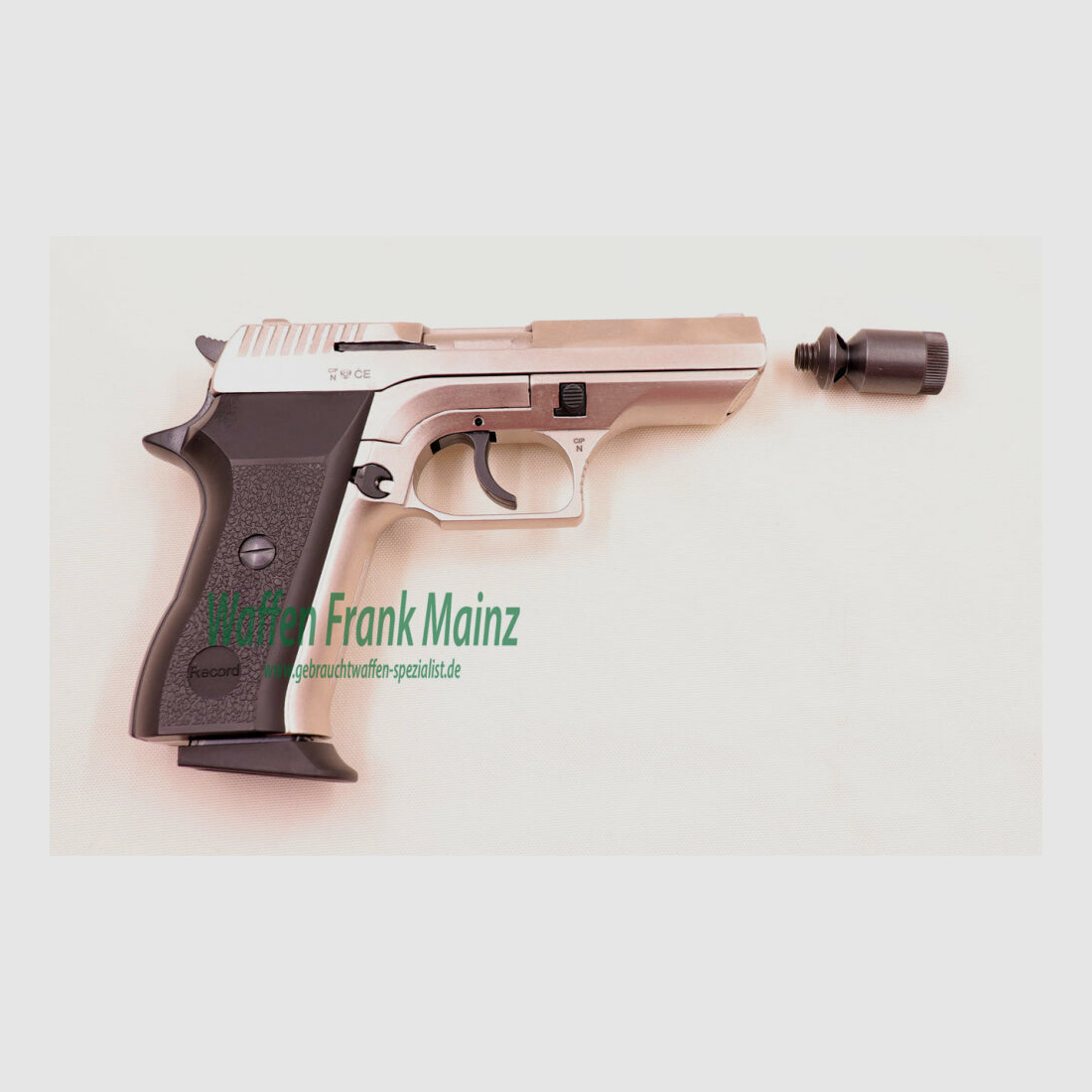 Record, Deutschland COP vernickelt 9mm P.A.K.