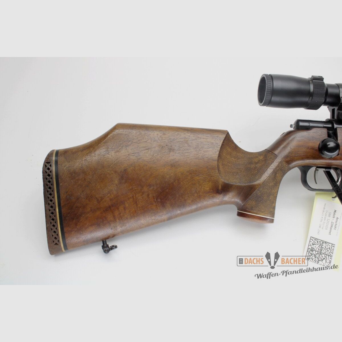 Fusil EL Anschütz Match cal. .22 Hornet avec lunette #1