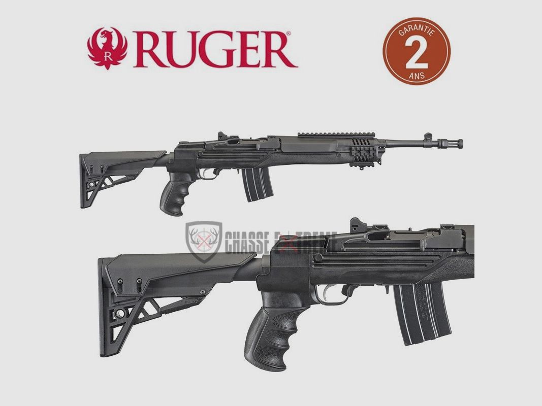 Karabina RUGER MINI-14 Tactical 16,12" 20 nabojów kal. 223 Rem z tłumikiem płomieni, zdjęcie 1 z 5