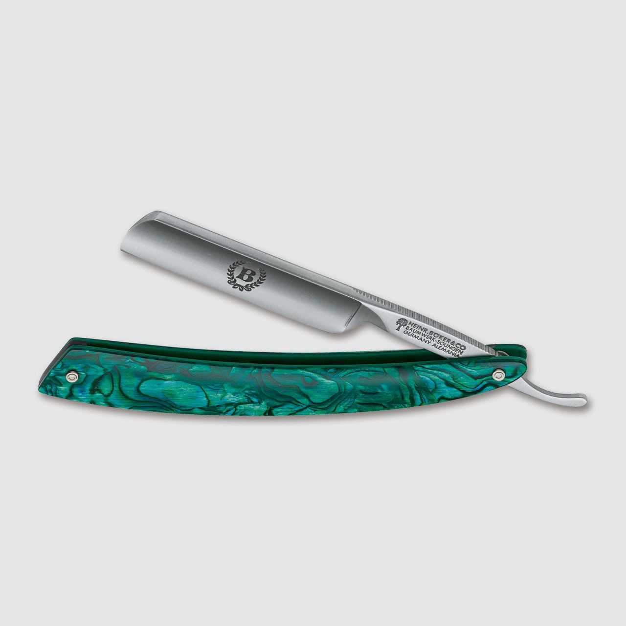 Rasiermesser 4/8 Abalone Mini französischer Kopf