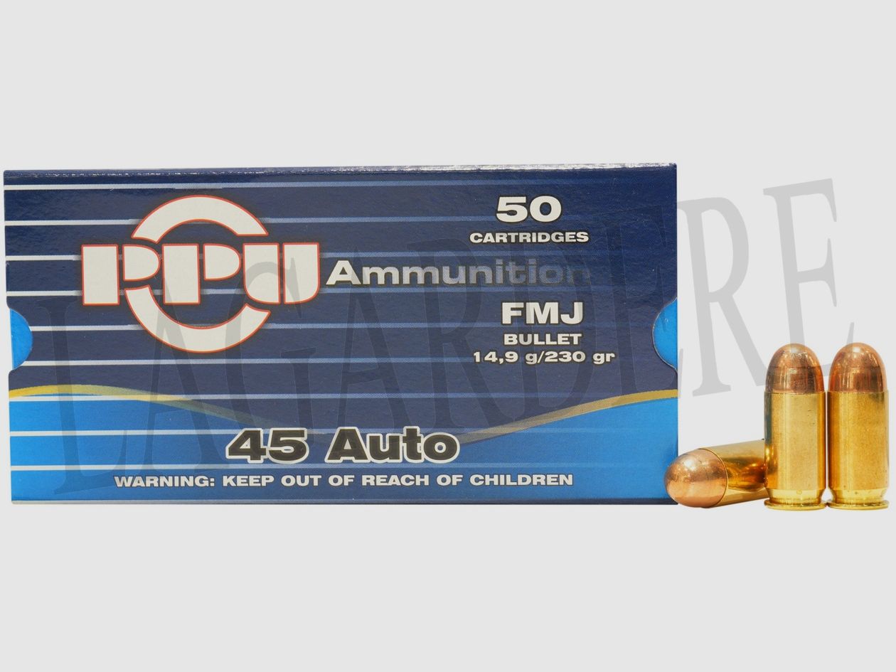 PRVI PARTIZAN A-079 FMJ 230 GRS (Patrone mit Geschoss)