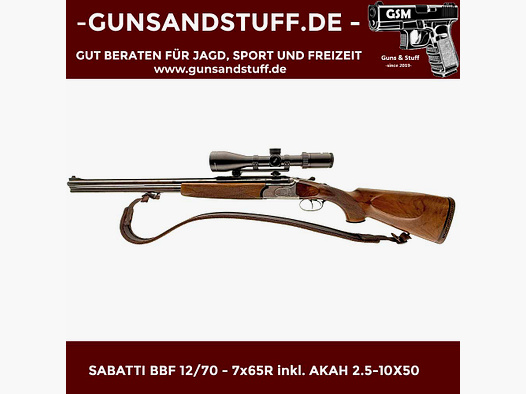 SABATTI BBF 12/70 – 7x65R inkl. AKAH 2.5-10×50