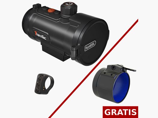 ThermTec HUNT 650L PRO Wärmebild-Vorsatzgerät mit LRF - Lieferumfang ohne Adapter