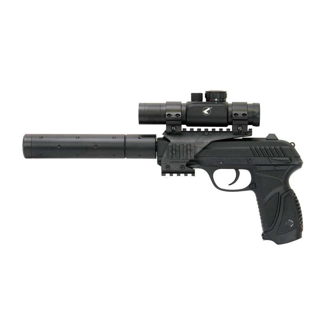 CO2 Pistole Gamo PT-85 Blowback Socom Kaliber 4,5 mm Diabolo (P18)+ Leuchtpunktvisier