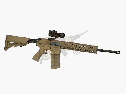 G&G CM16 R8 Desert  mit Red Dot Airsoft S-AEG frei ab 18