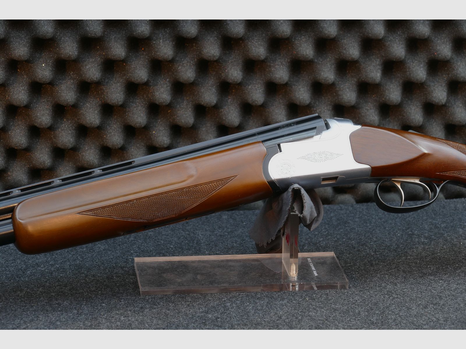 Luger – escopeta de doble cañón, cal. 12/70, perdigones de acero hasta 3,25 mm