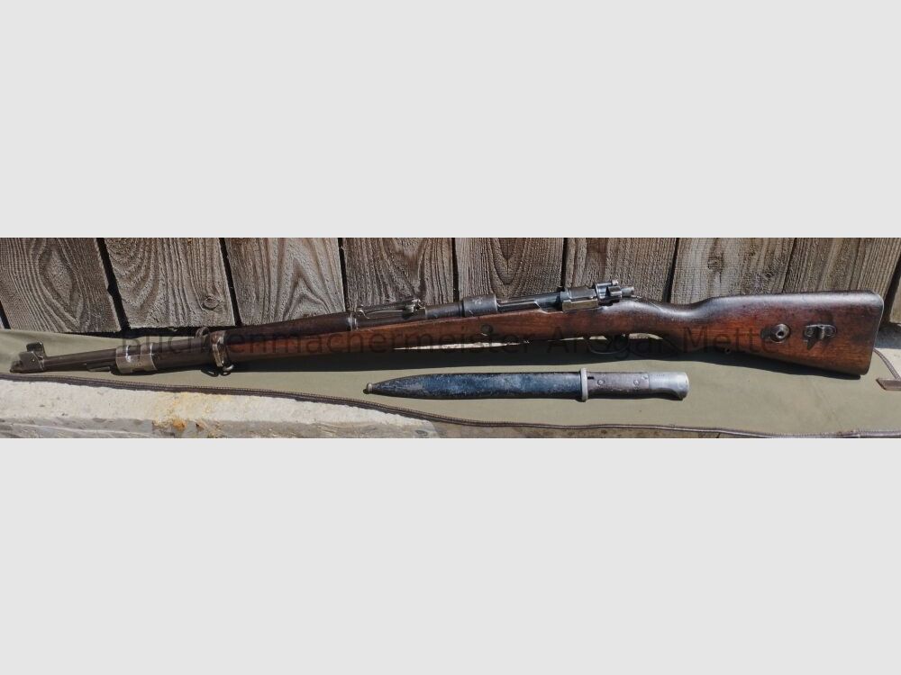 Mauser Mod 98 Portugal 1937 nummergelijk incl. Bajonet! 98 Portugal 1937