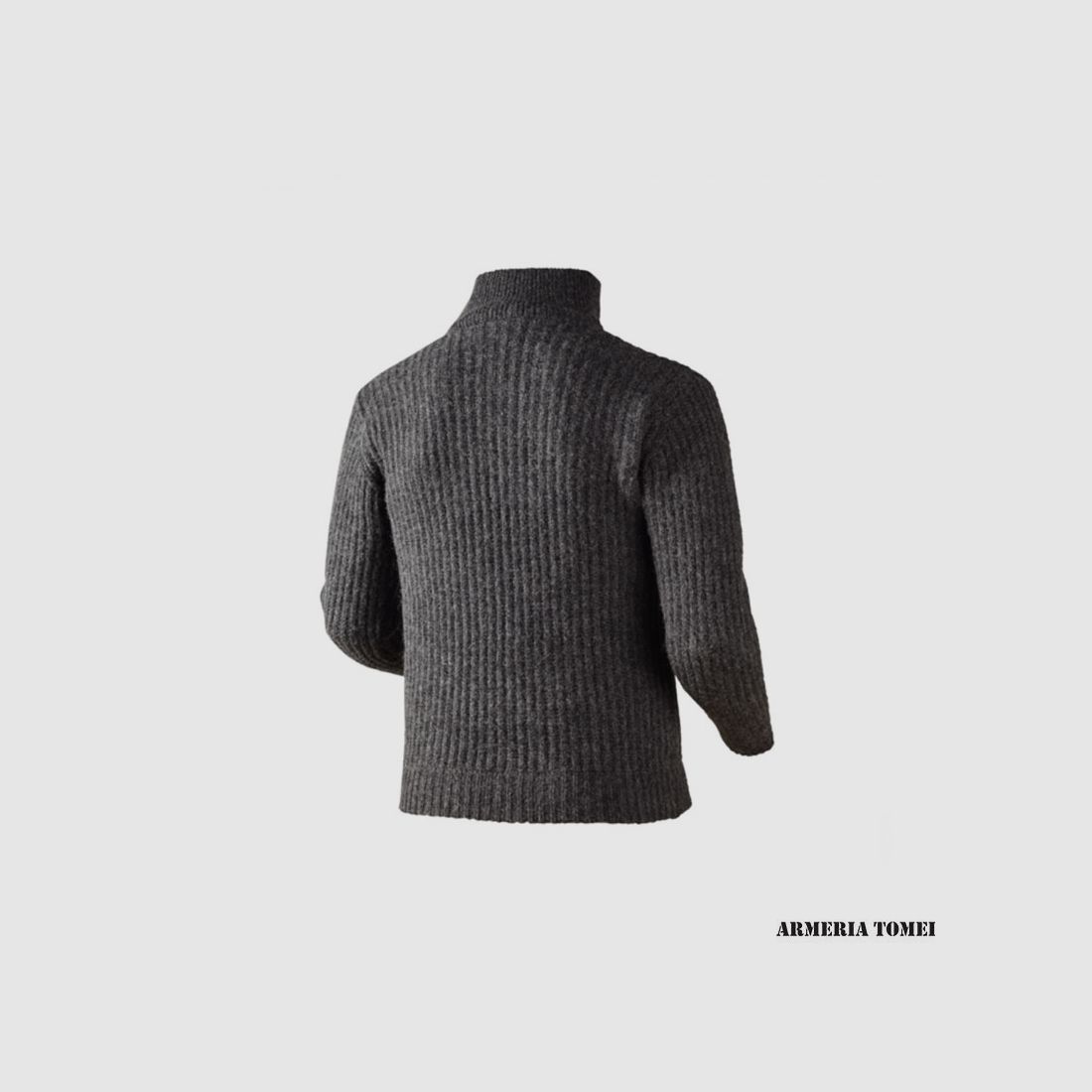 SEELAND – GLACIER FULL ZIP CARDIGAN GREY MELANGE, afbeelding 2 van 2