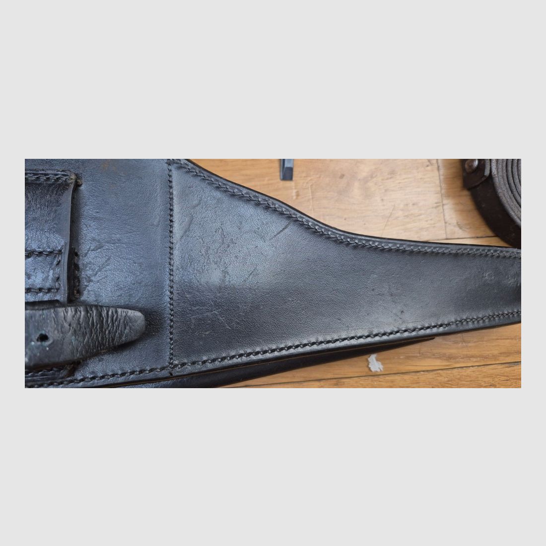 Sehr schönes Etui für Pistol Luger P04 der Marine – Herstellung LOH Söhne in Berlin – Erstes frühes Modell – Schlüsselwerkzeuge DMW und Marine-Rute – Hochwertiges, sehr weiches Leder in ausgezeichnetem Zustand an allen Nähten – Mit seinem sehr seltenen Tragegurt! - TBE++, Bild 18 von 23