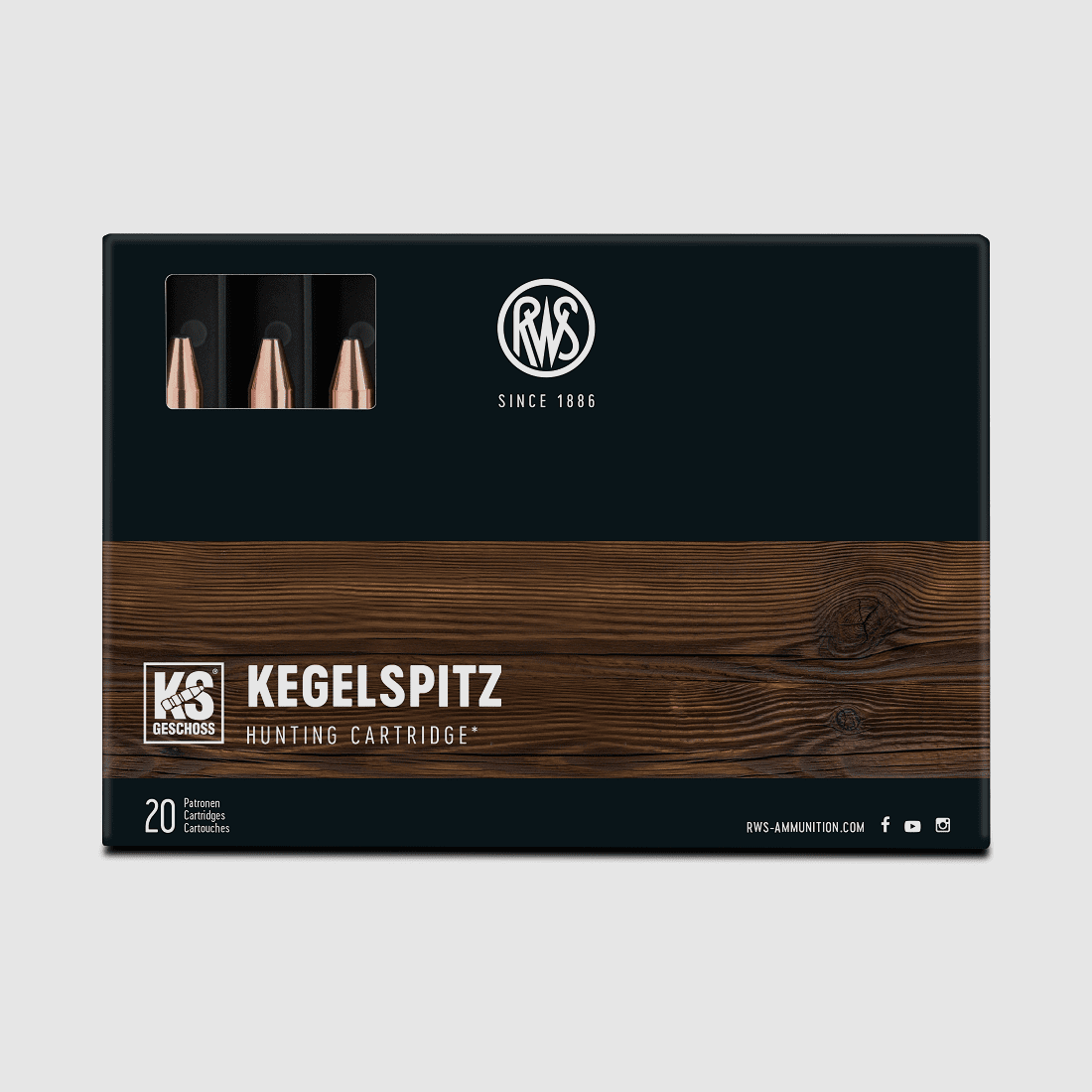 RWS 8x68 S KS 180gr. - 20 szt.