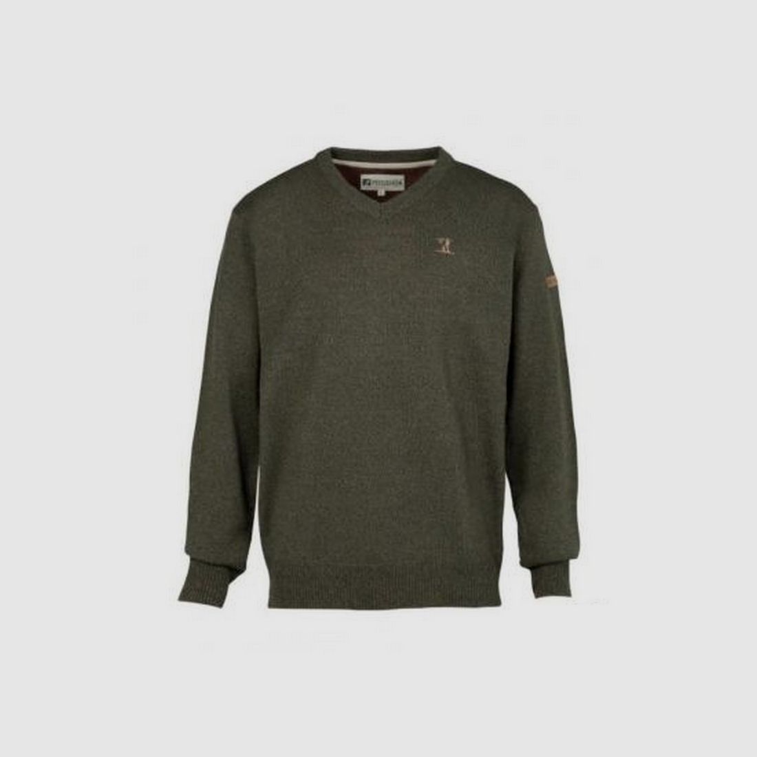 Wollpullover Percussion Grün