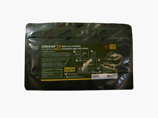 CONVAR Feldküche CONVAR Feldküche Rührei mit Zwiebeln