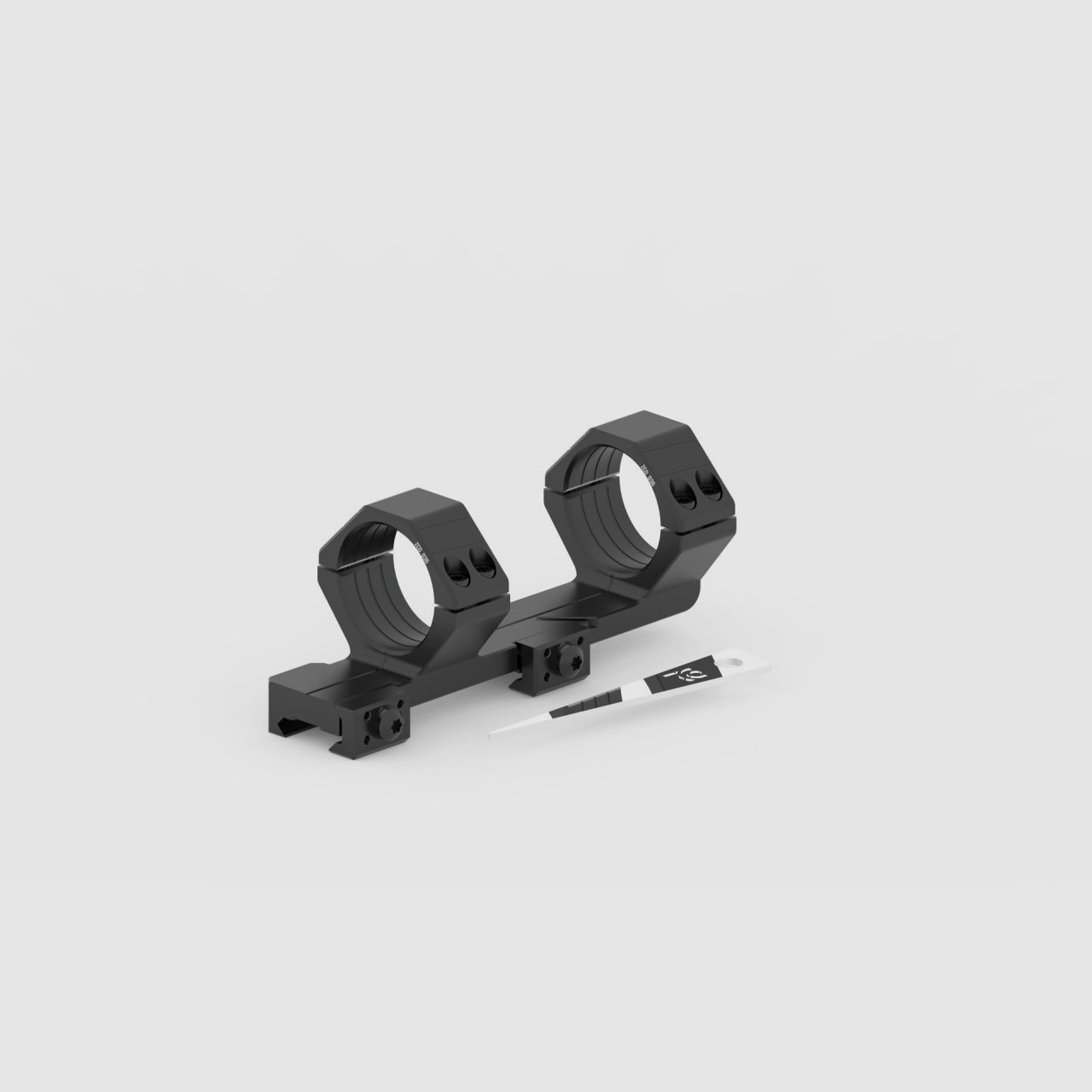 ZCO Zero Compromise Slimline Montage 6Mil BH 30mm Schnellsp. Schwarz Cantilever-Montage