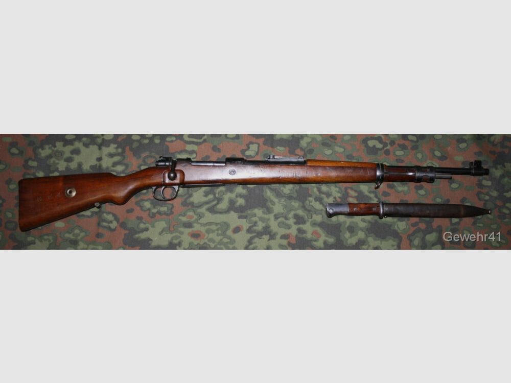 Mauser 98k complete nrgl. including bayonet