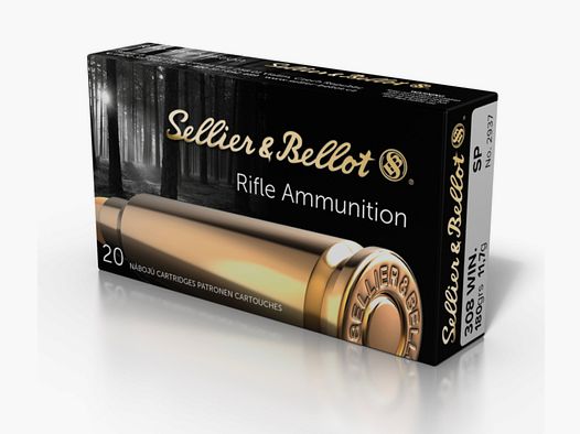 Sellier & Bellot 60162 .308 Win. Częściowa osłona SP 11,7g/180grs.