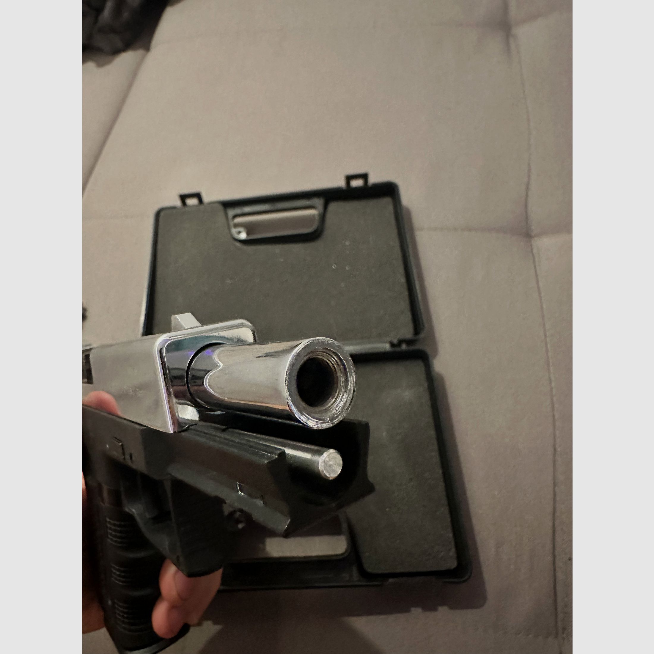 Zoraki 917 Shiny Chrome – 9 mm P.A.K. – estado casi como nuevo