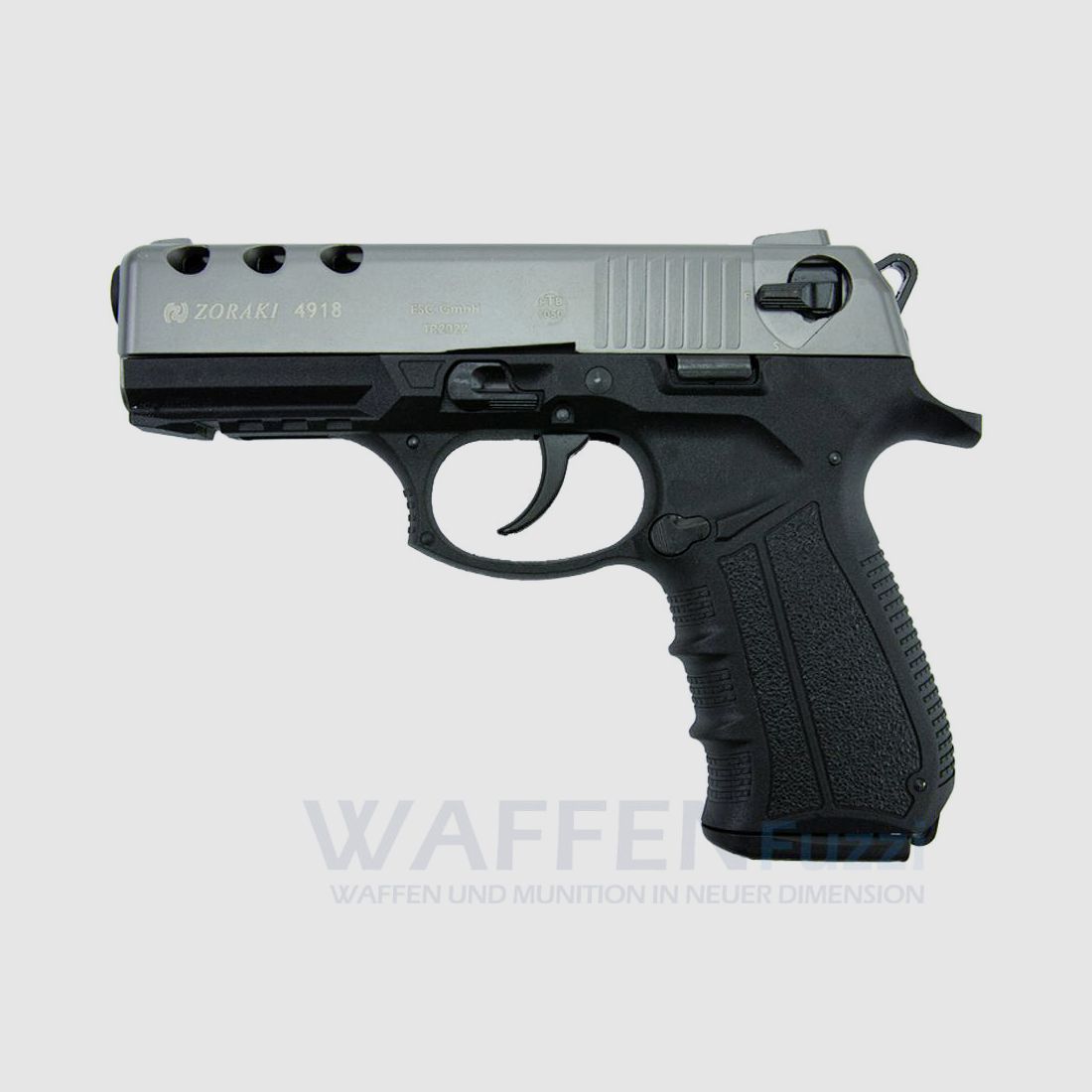 Zoraki 4918 schreckschusspistool Titan kaliber 9mm P.A.K.