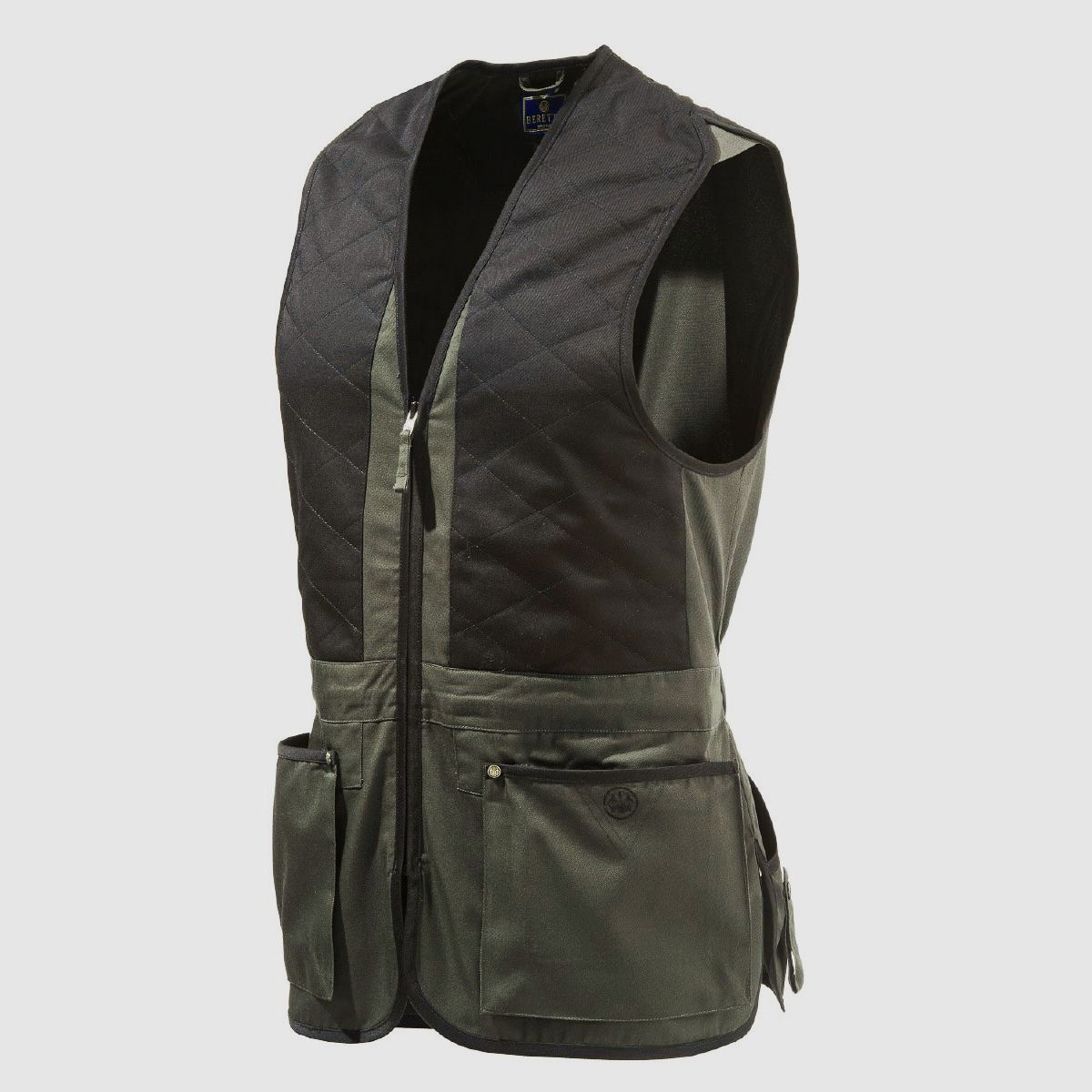 Beretta Schießwe. Trap Cotton Vest SMU Green & black