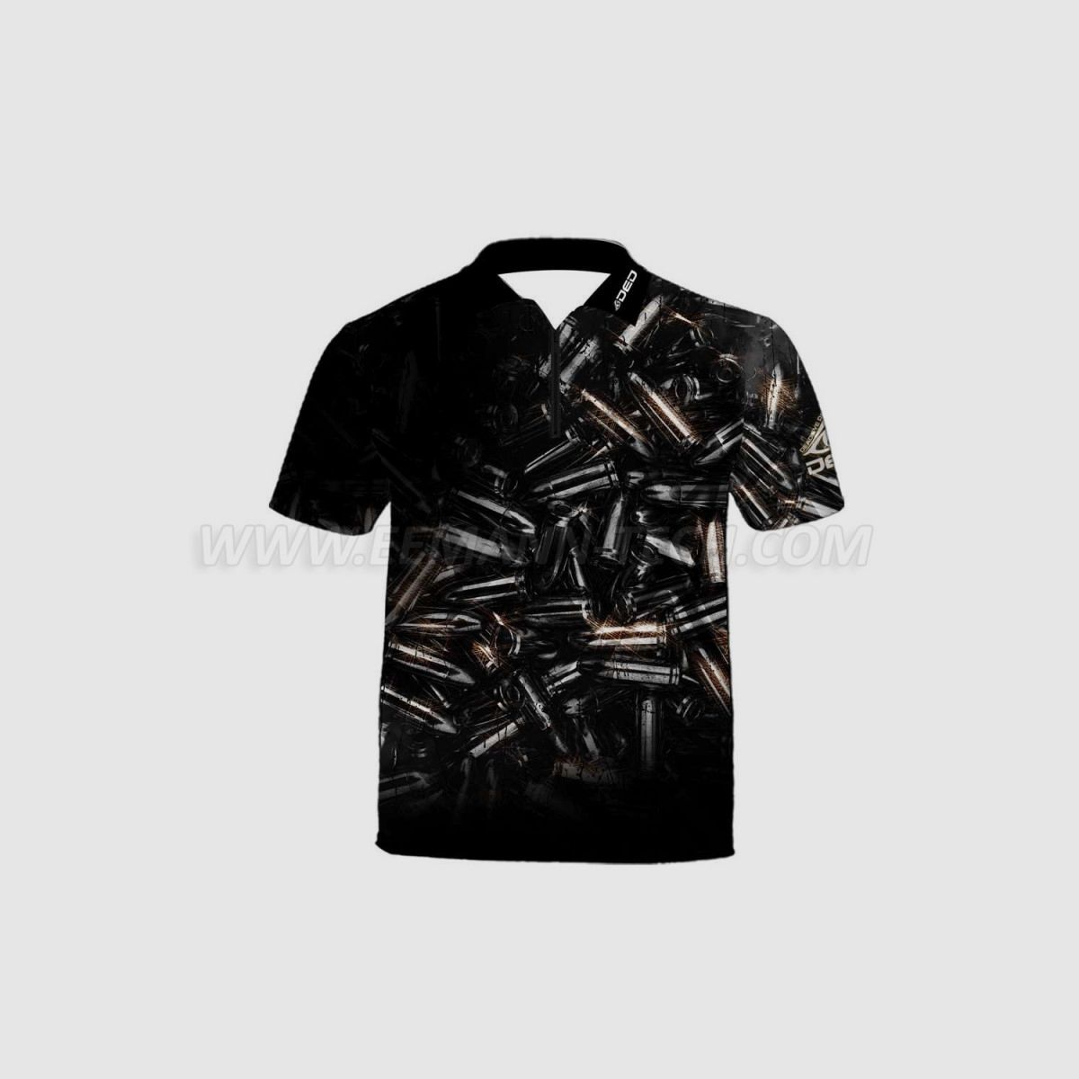 DED 9x19 Luger Schwarzes T-Shirt, Größe: 3XL, Benutzerdefinierter Name: Mit Benutzerdefiniertem Namen, Bekleidungsart: Regulär (Herren), Bild 1 von 3