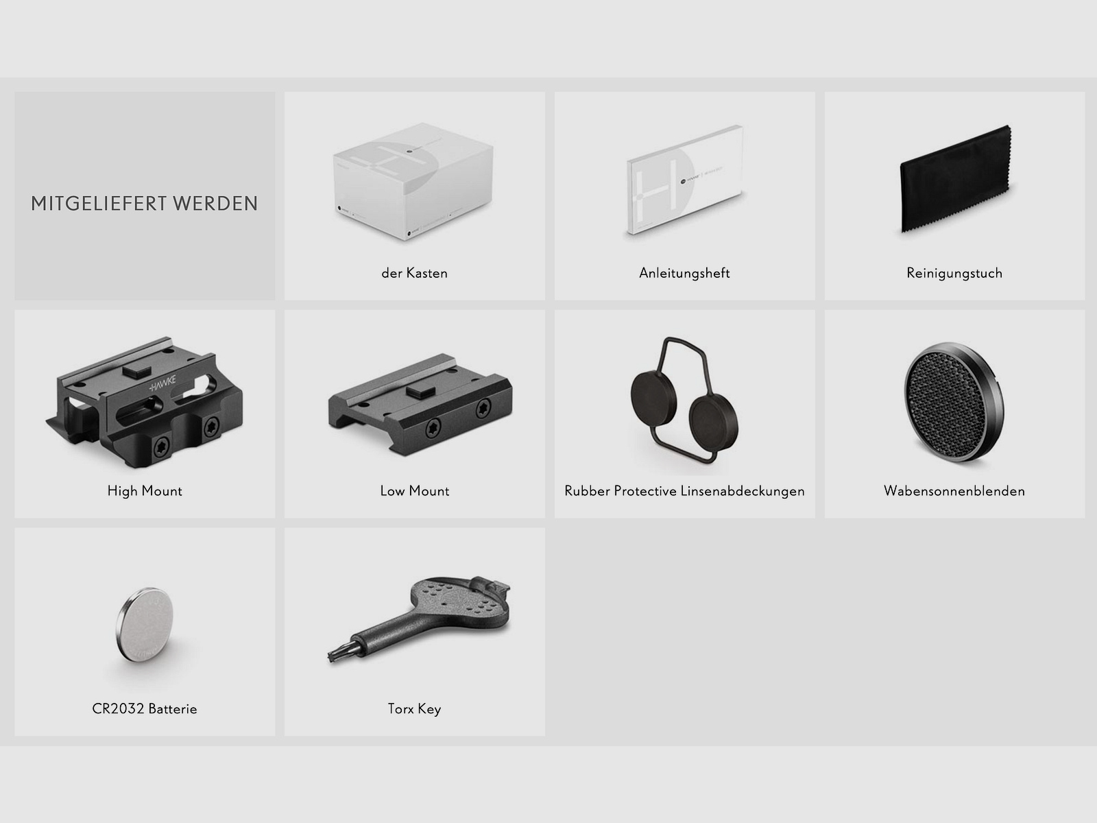 HAWKE Celownik kolimatorowy 12058 PRISM SIGHT 6X36 5.56 BDC KROPKA ABSEHEN