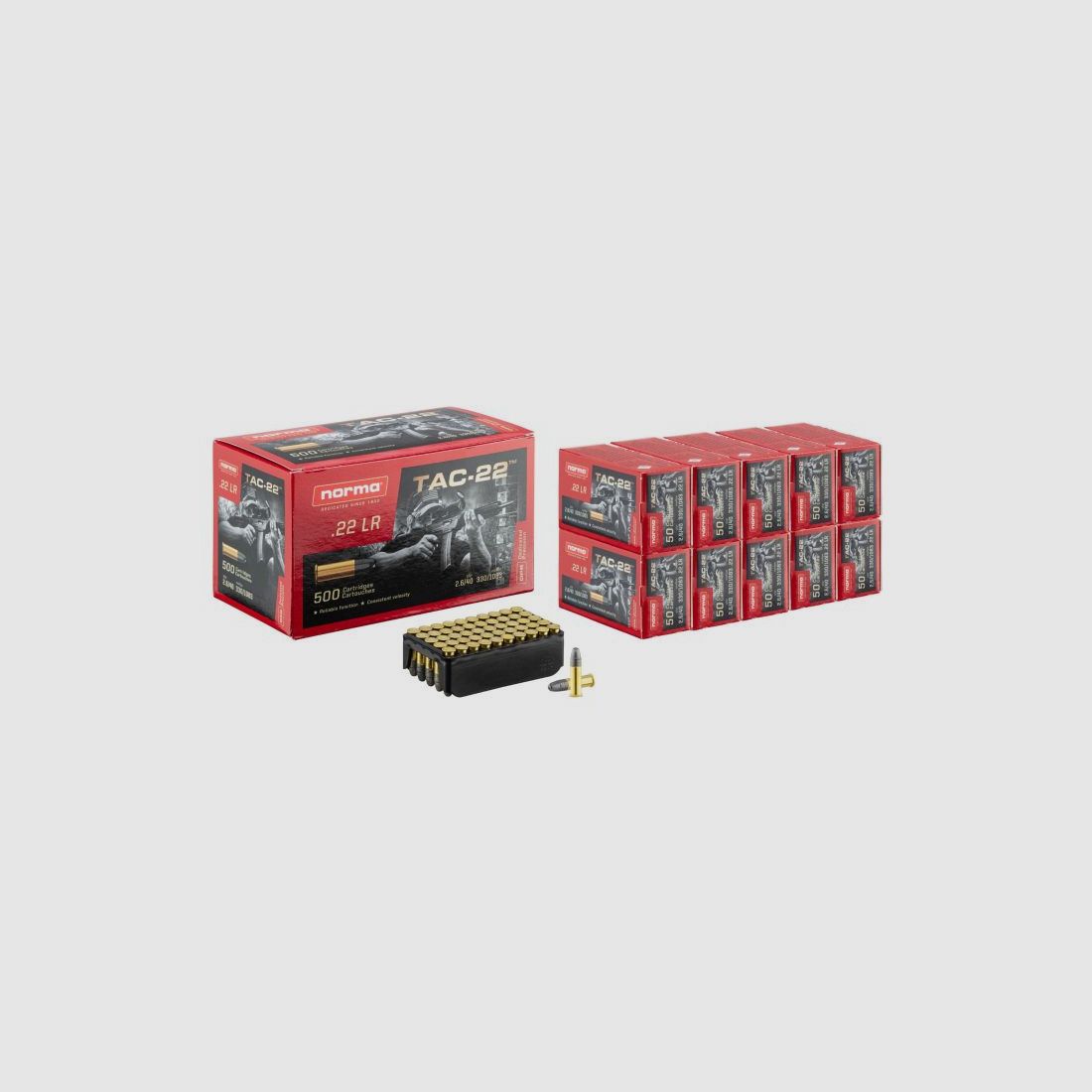 Munition 22LR Norma TAC-22 40 gr, Bild 11 von 12