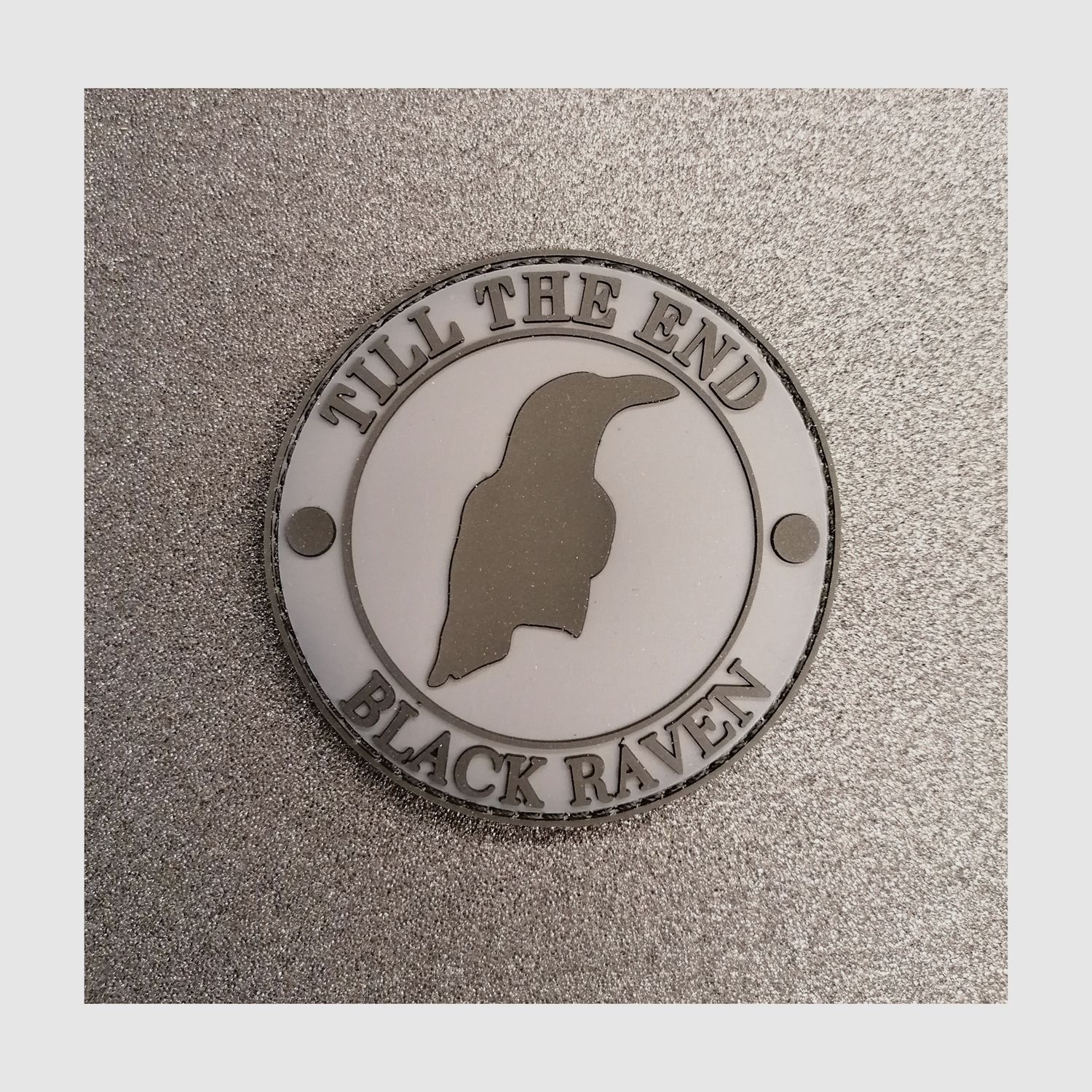 BLACK RAVEN – TILL THE END PATCH, image 1 sur 2