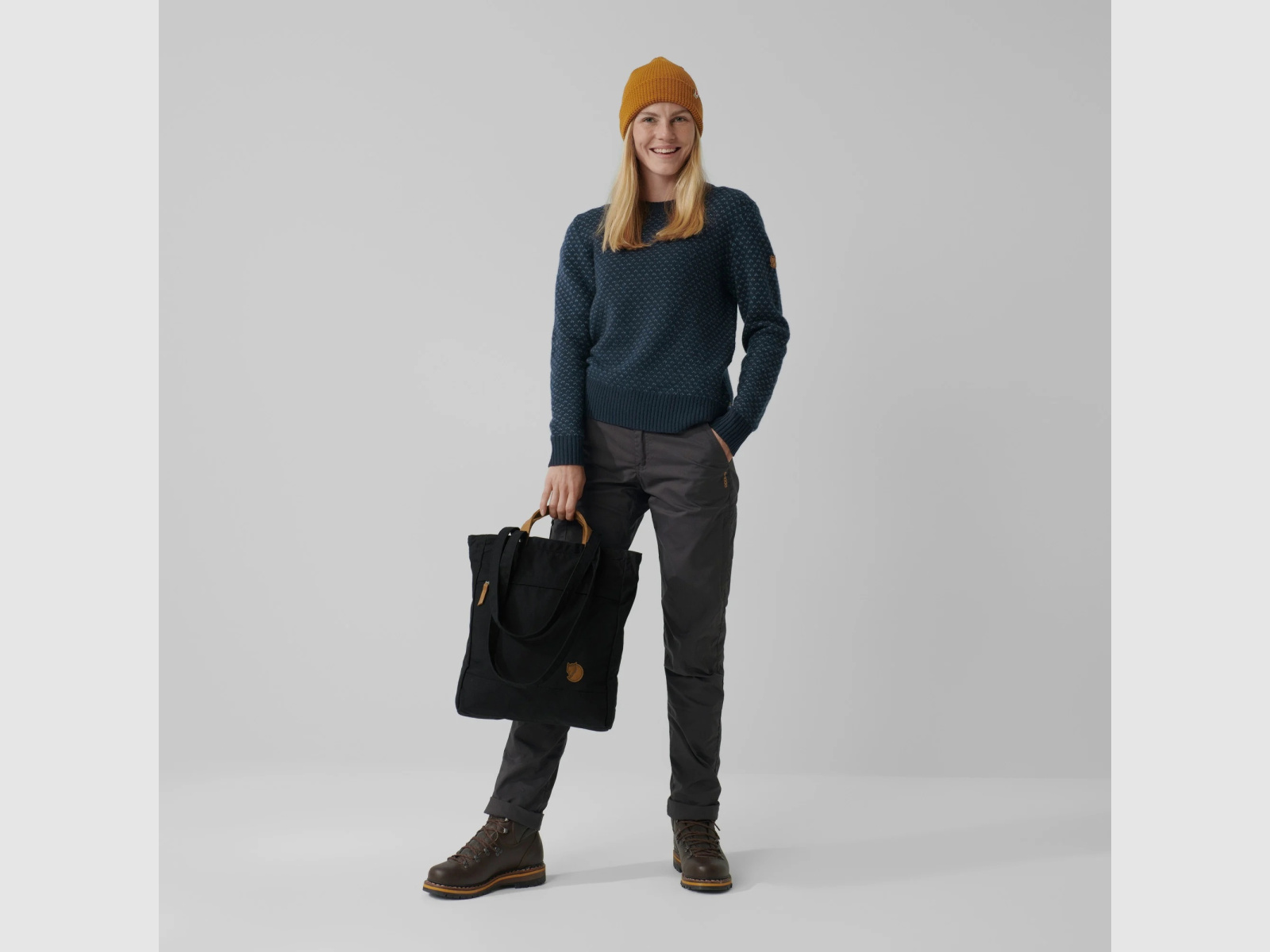 FJÄLLRÄVEN Totepack No.1 Ciemny Granat 14L