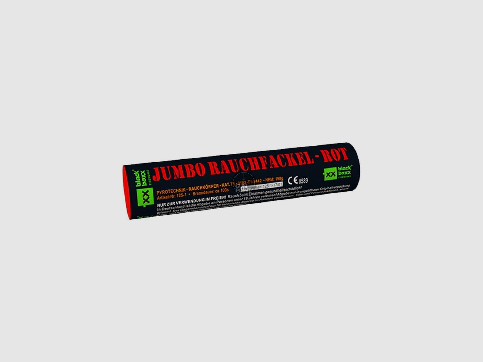 Blackboxx Jumbo Rauchfackel 100 Sek. - Rot