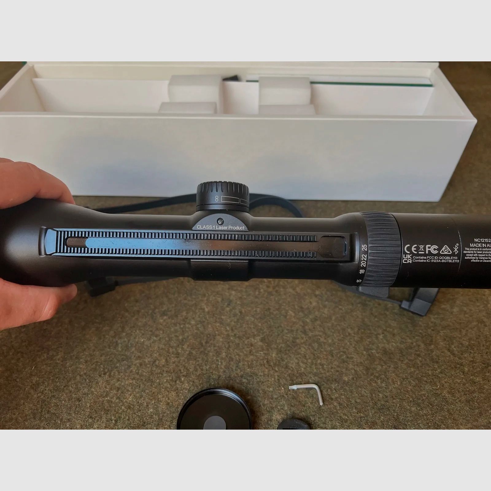Swarovski scope dS 5-25x52 SR Gen. II with rail