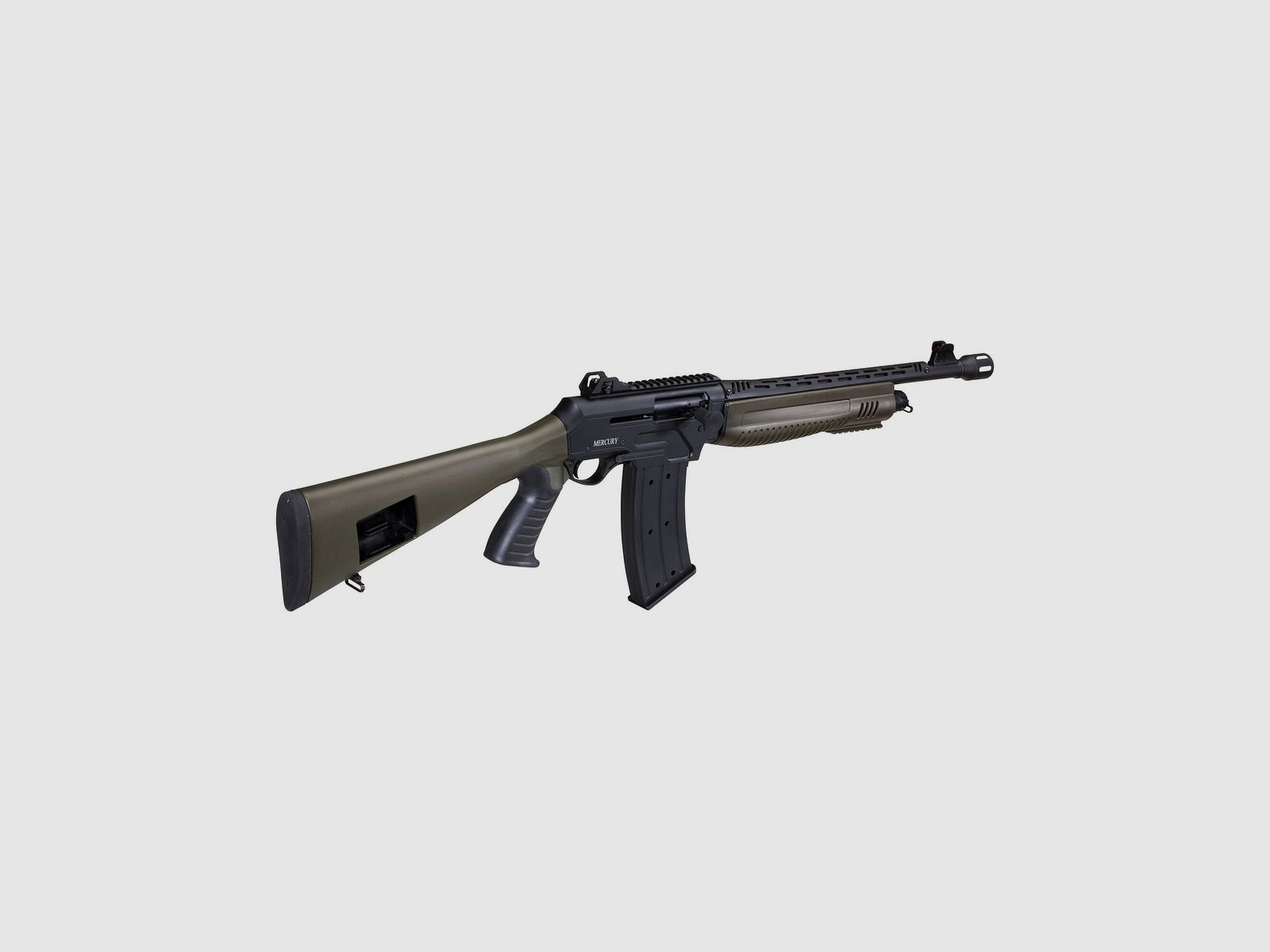 Mercury sport Pro Tuning Raider met groene kolf en 7-schots magazijn semi-automatische shotgun