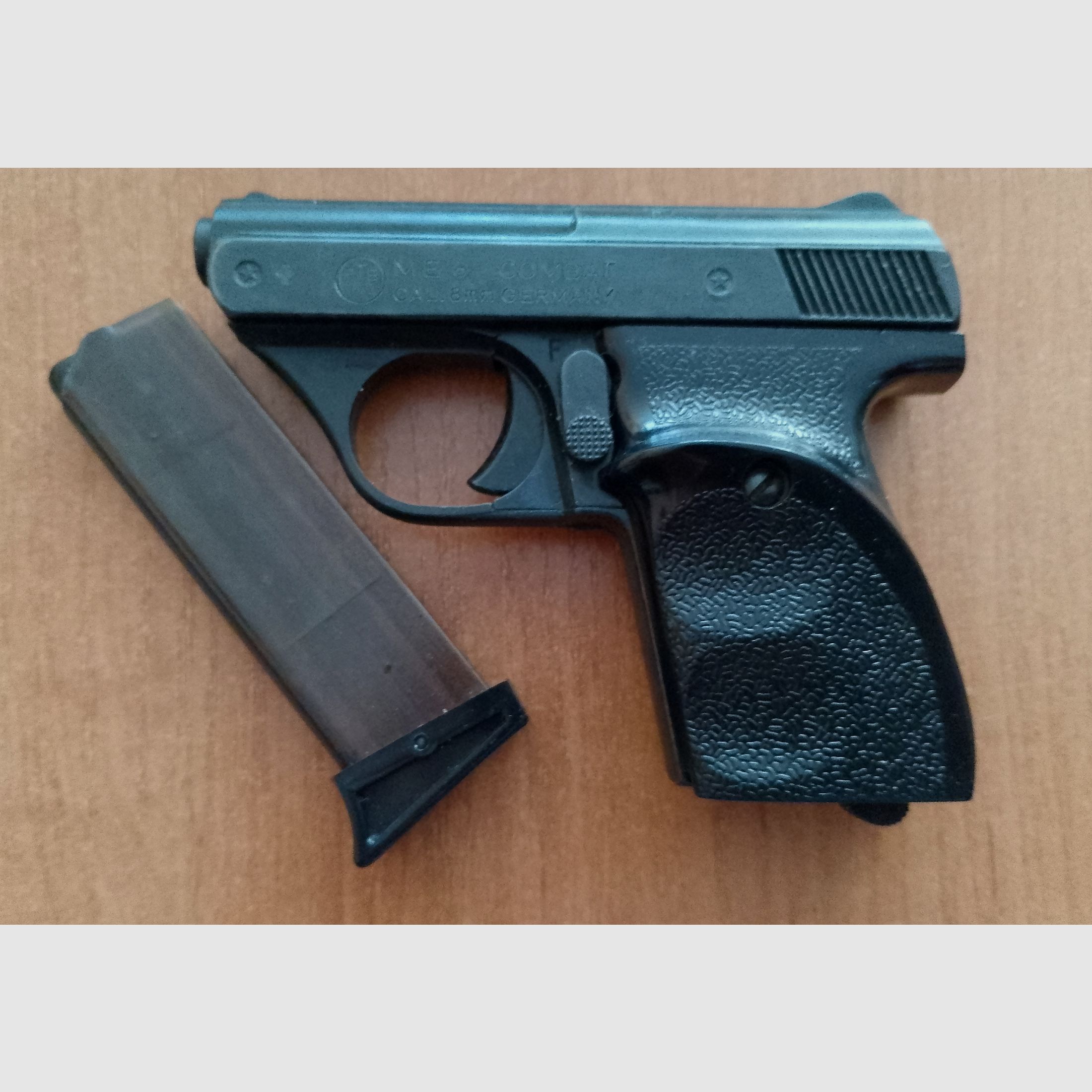 Rare ME 8 Combat in 8 mm blank in PTB 176/2 with packaging!