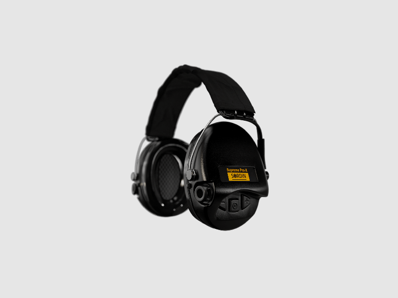 Sordin Supreme Pro-X Black Gel (Canvas-Kopfband)