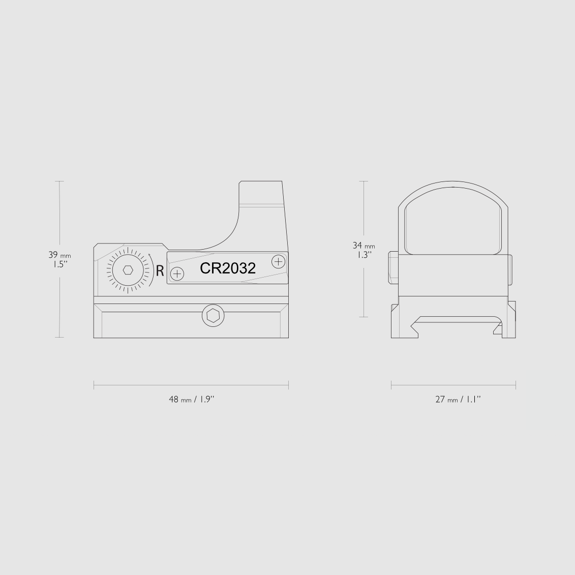 HAWKE Micro Reflex Sight 12141 3 MOA Montaje Weaver