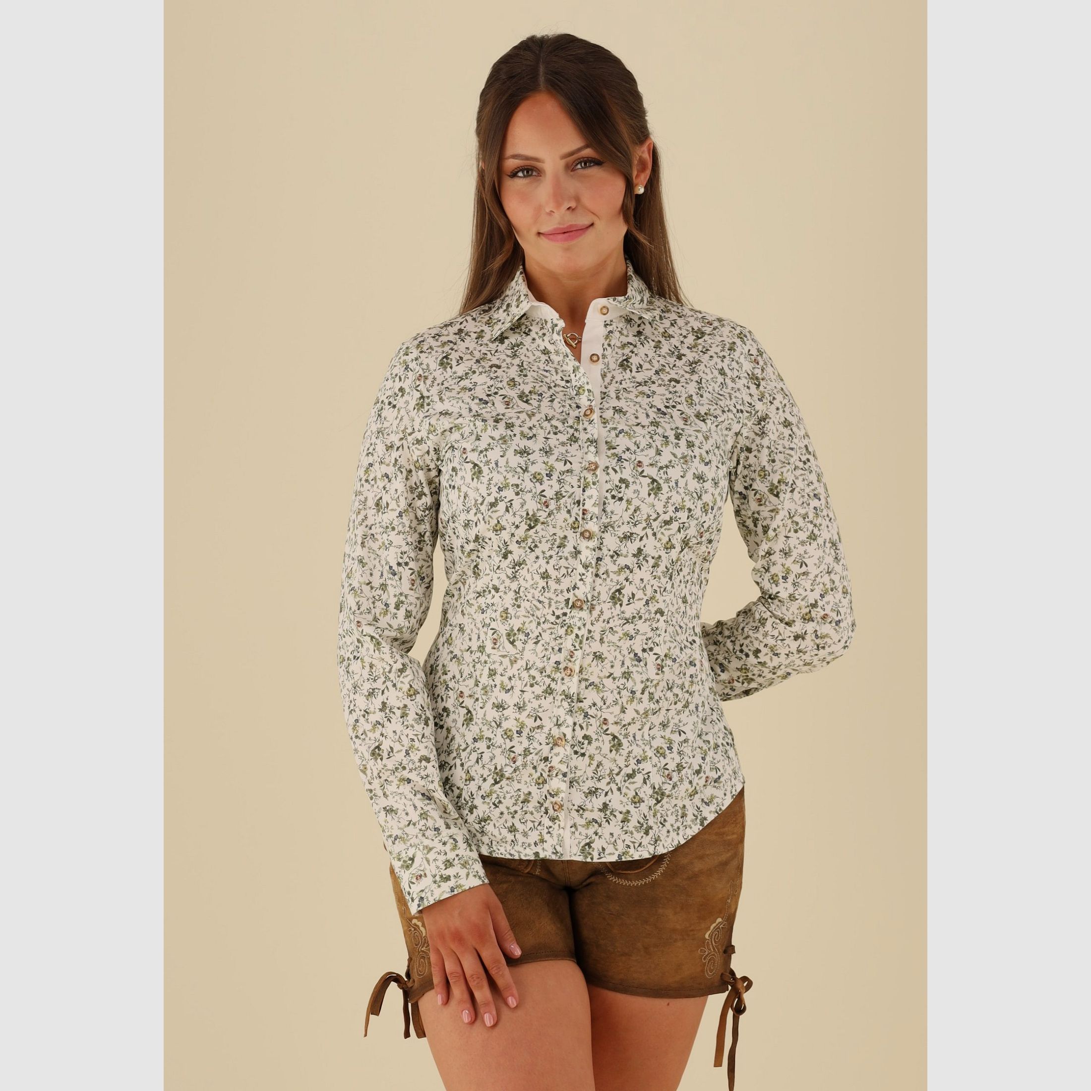 OS TRACHTEN WOMEN'S SHIRT FLOWER PATTERN, image 4 of 5
