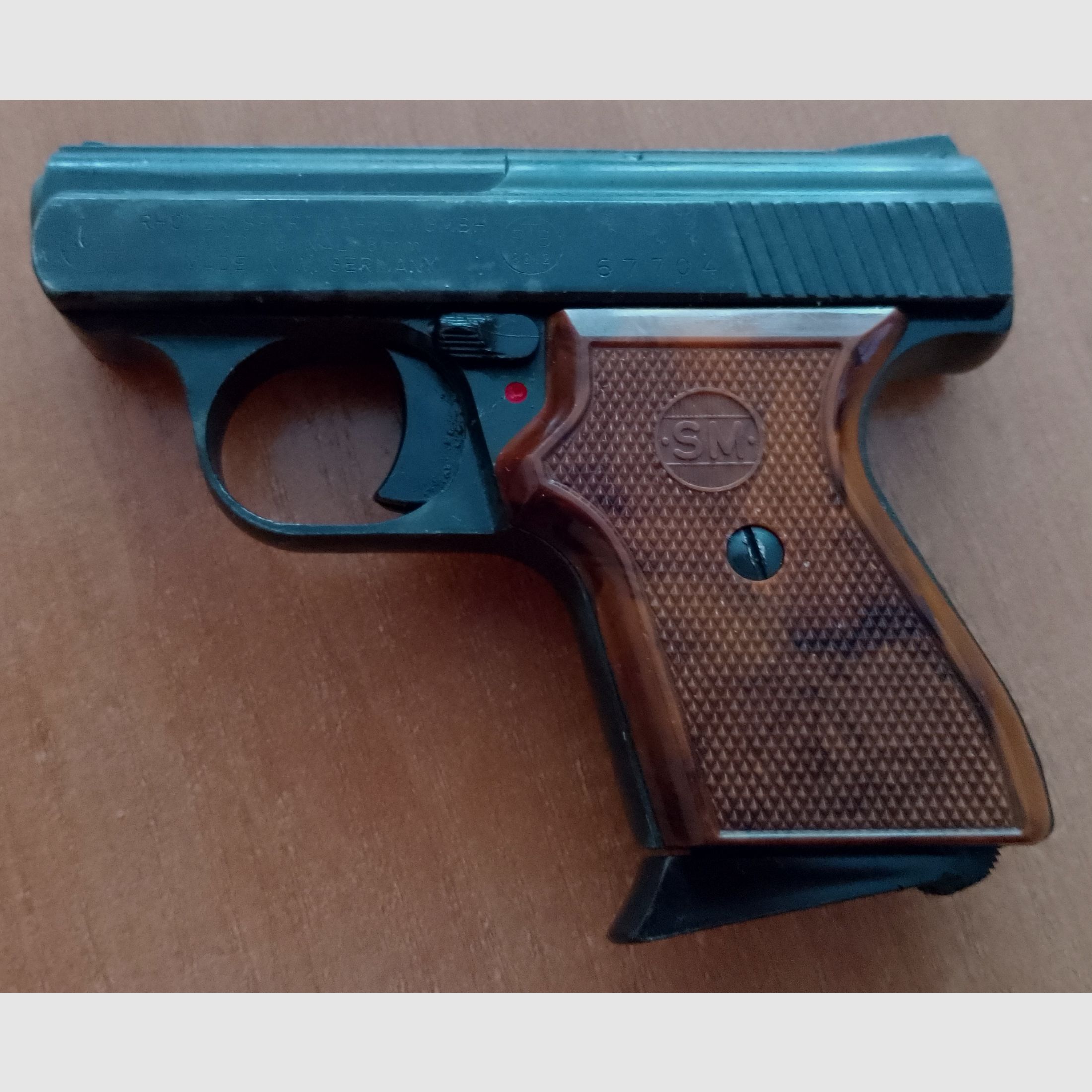Alte Rhöner SM 15 Kal. 8 mm Knall im PTB 83/2 von 1976!